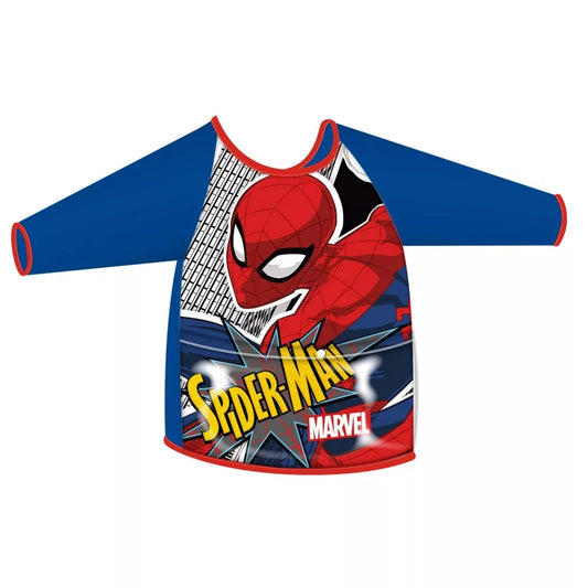 Spiderman Marvel Malschürze Kinder Malumhang Malkittel Schule Basteln Kunst 46cm