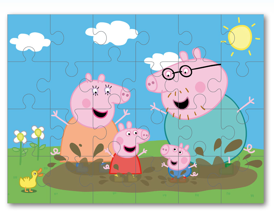 Kinderpuzzle Peppa Wutz Pig Matschpfütze 24 Teile für Kinder ab 3 Jahre