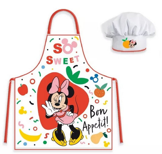 Disney Minnie Maus Kochschürze Backen Kinder Kindergarten Schule Backset