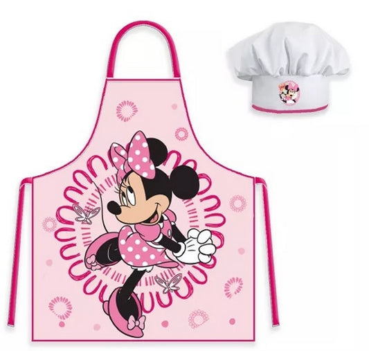Disney Minnie Maus Butterfly Kochschürze Backen Kinder Kindergarten Schule Backset
