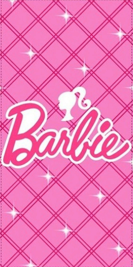 Barbie Strandtuch Kinder Handtuch Rosa Badetuch Duschtuch 70x140cm