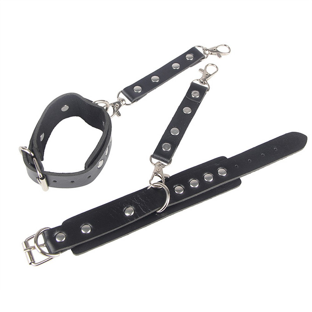 Leder Harness Dessous Bondage SM BDSM Punk Gürtel Taillenkette S/M/L