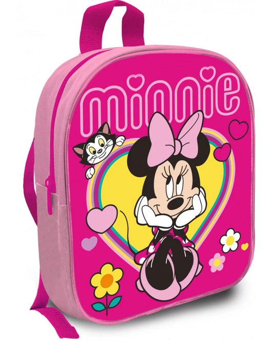 Disney Minnie Maus Rucksack Mädchen Rosa Kindergarten Tagesmutter Tasche 29cm