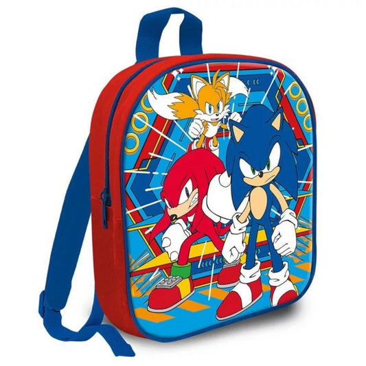 Sonic The Hedgehog Rucksack Kindergarten Tagesmutter Kinder Tasche 29cm - EWA7144SN