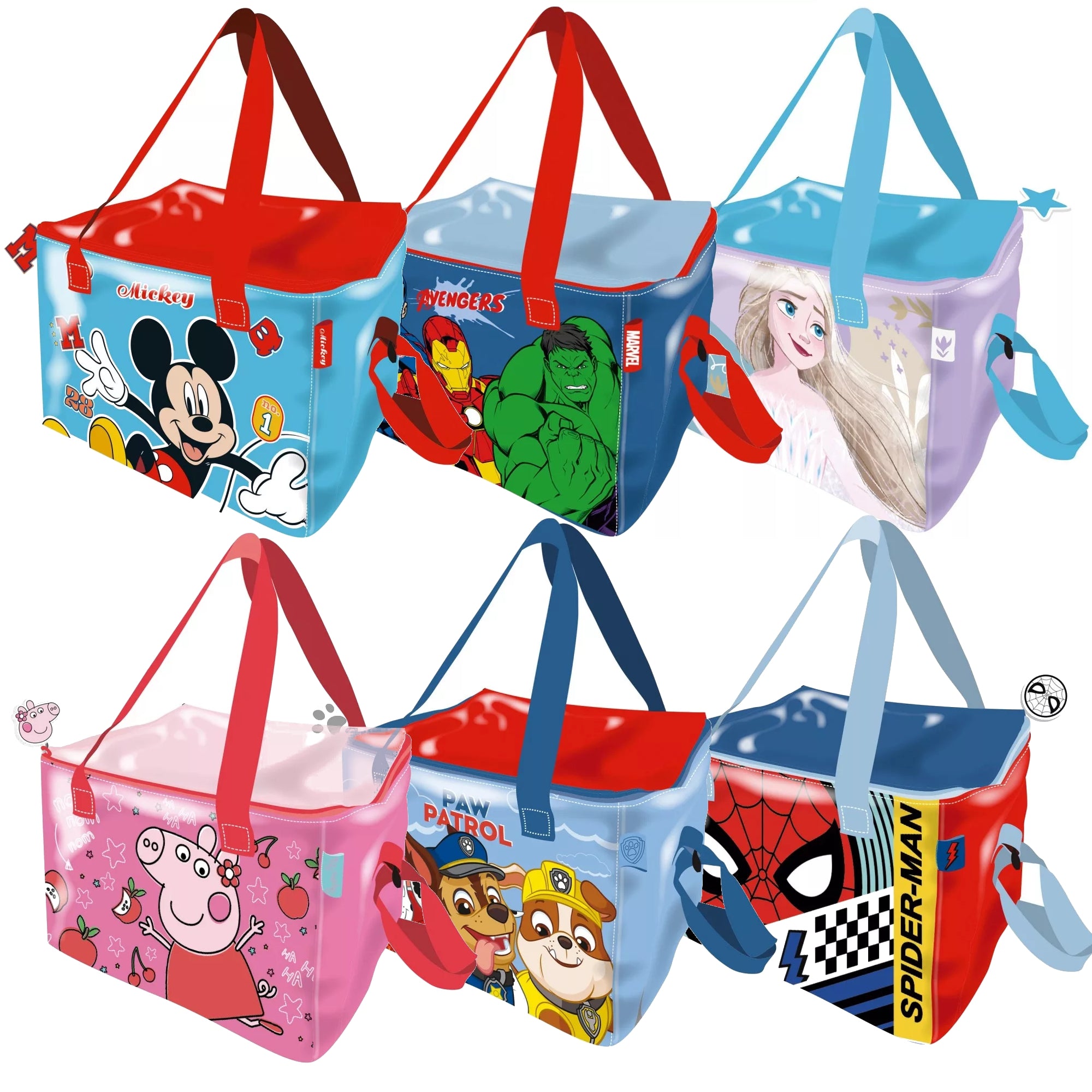 Lau Fashion 5 Liter Thermo Kühltasche Disney Marvel Kindergarten Tagesmutter Tasche 22,5cm