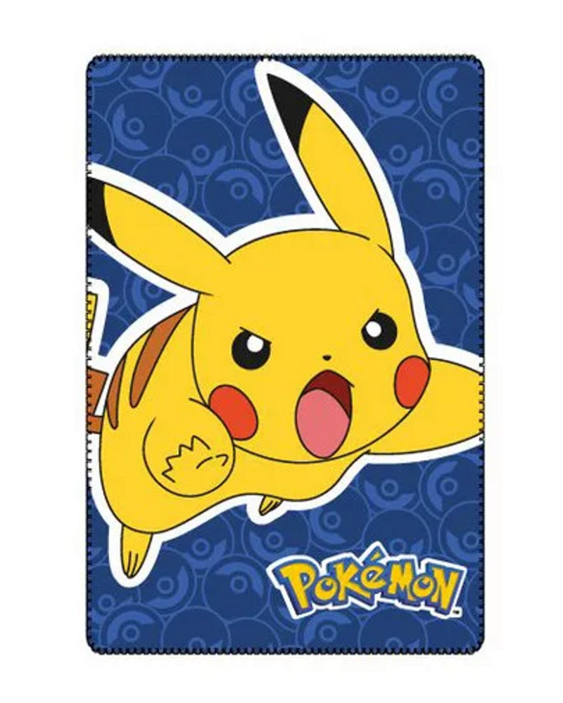 Lau Fashion Pokémon Kinder Fleecedecke Pikachu Warm Kuscheldecke Babydecke 150 x 100cm