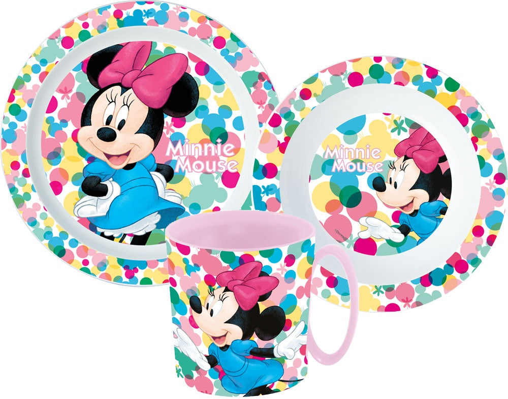 Lau Fashion Minnie Maus Geschirrset Besteck Set Frühstücks Kinder Disney Kindergarten