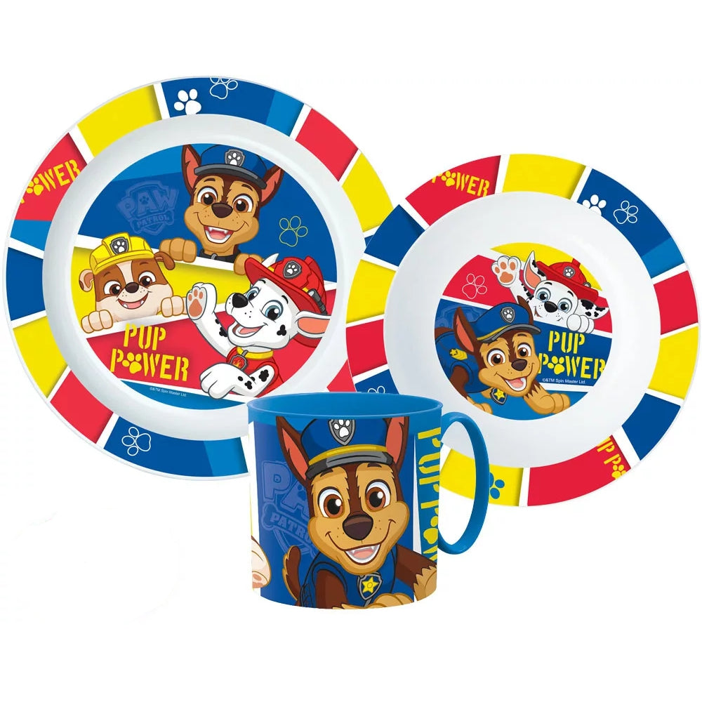 Lau Fashion Paw Patrol Freunde Frühstücksset Kleinkind Geschirr Besteckset Kindergarten