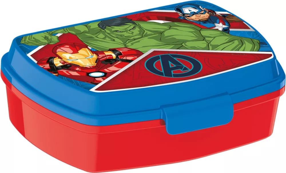 Avengers Marvel Stor Brotdose Brotbüchse Sandwich Lunch Box Schule Kinder 16x12cm - STF74174