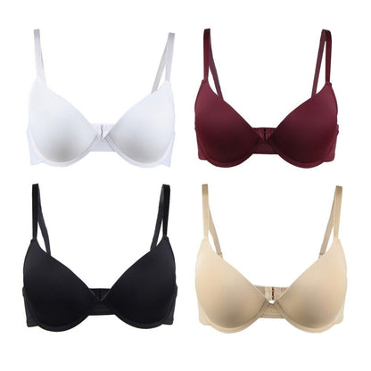 T-Shirt-BH Classic Schalen BH Damen Klassisch T-Shirt Push Up Dessous Bügel